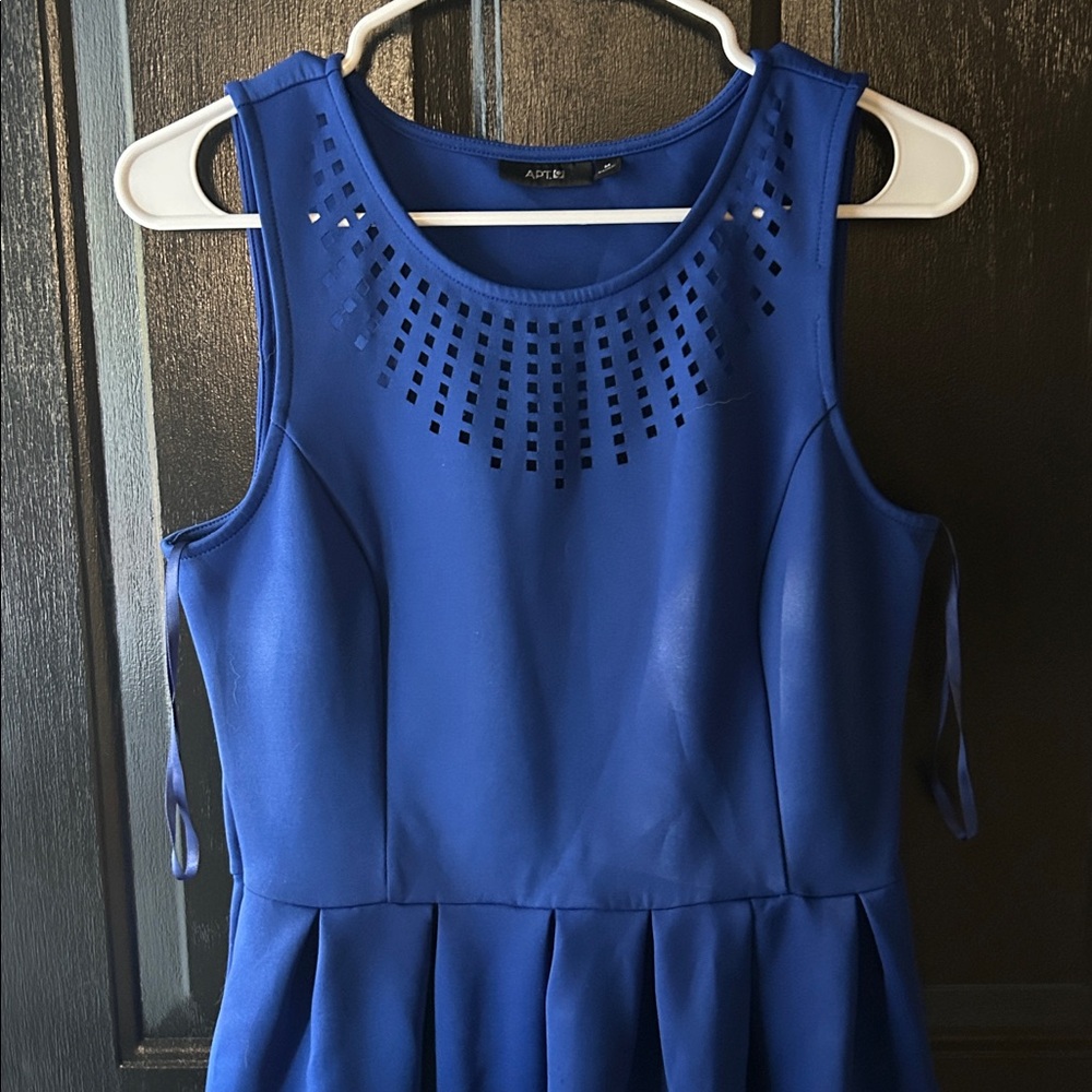 Apt. 9 Royal Blue Cutout Neckline Dress